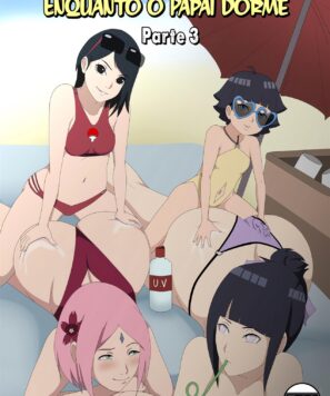 Boruto Porno – Enquanto o papai dorme 3