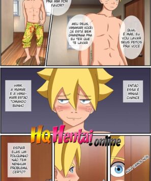 Orgia com Hanabi, Hinata e Himawari – Boruto Porno