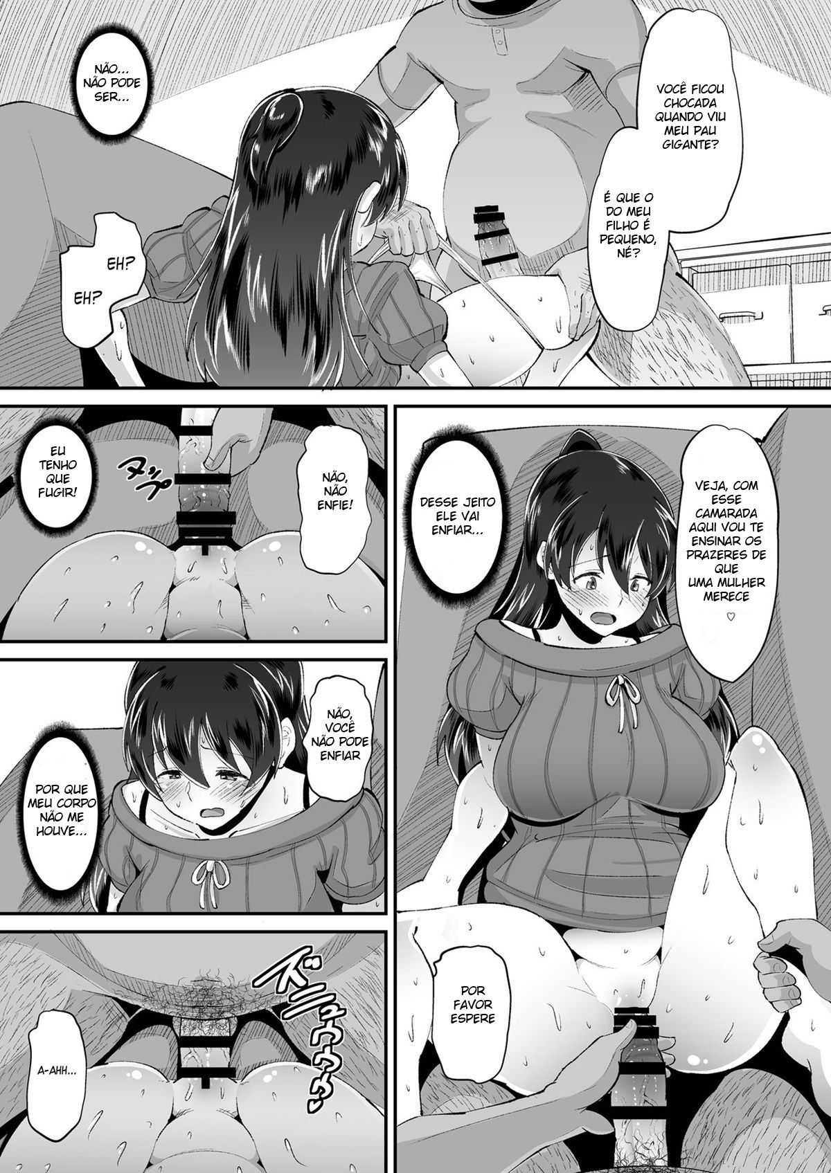 Traição - Biyaku Tsuma wa Gifu Senyou OnaPet: Esse incesto hentai com a historia dessa esposa safadinha, que ficou transando com o sogro.