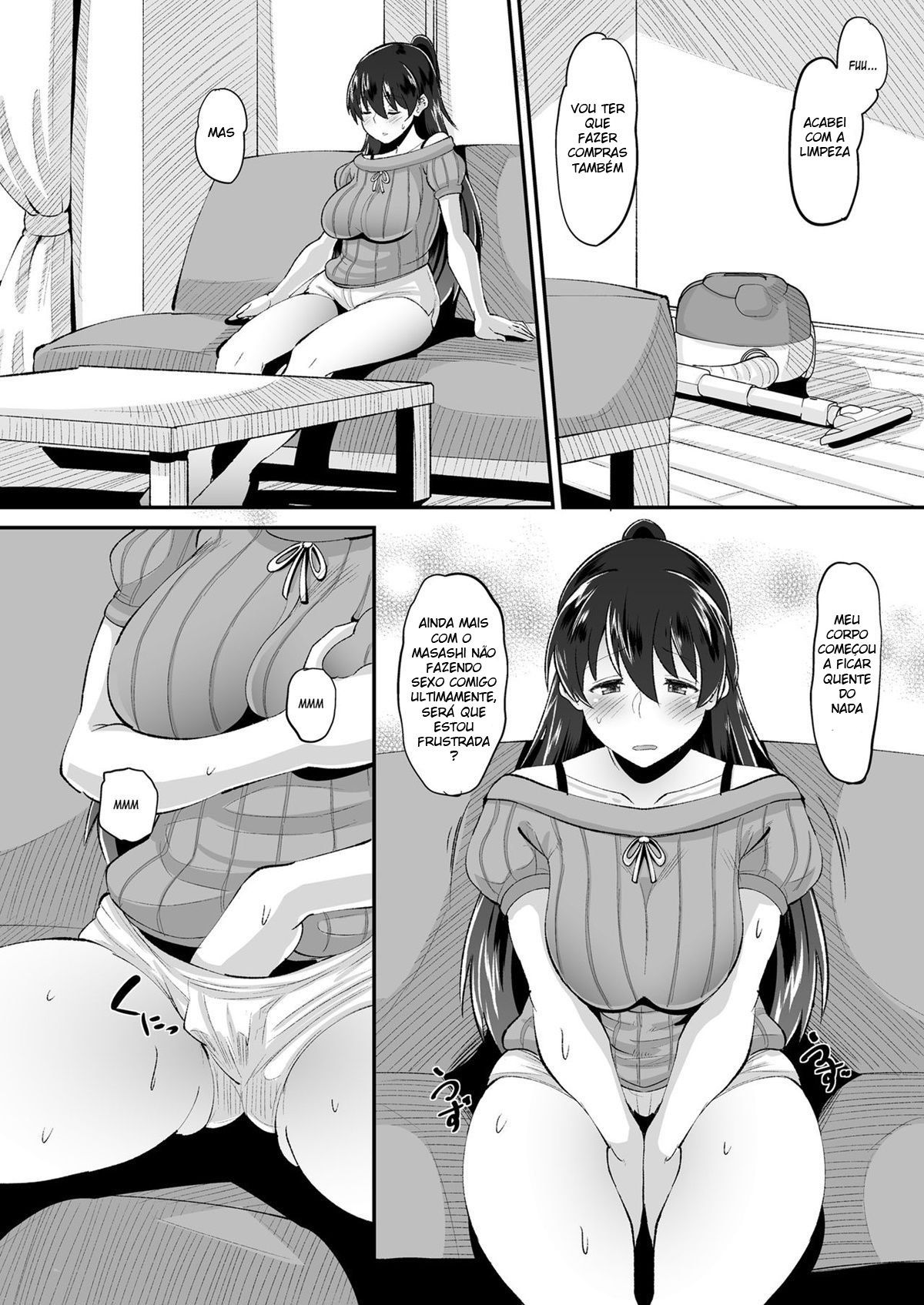 Traição - Biyaku Tsuma wa Gifu Senyou OnaPet: Esse incesto hentai com a historia dessa esposa safadinha, que ficou transando com o sogro.