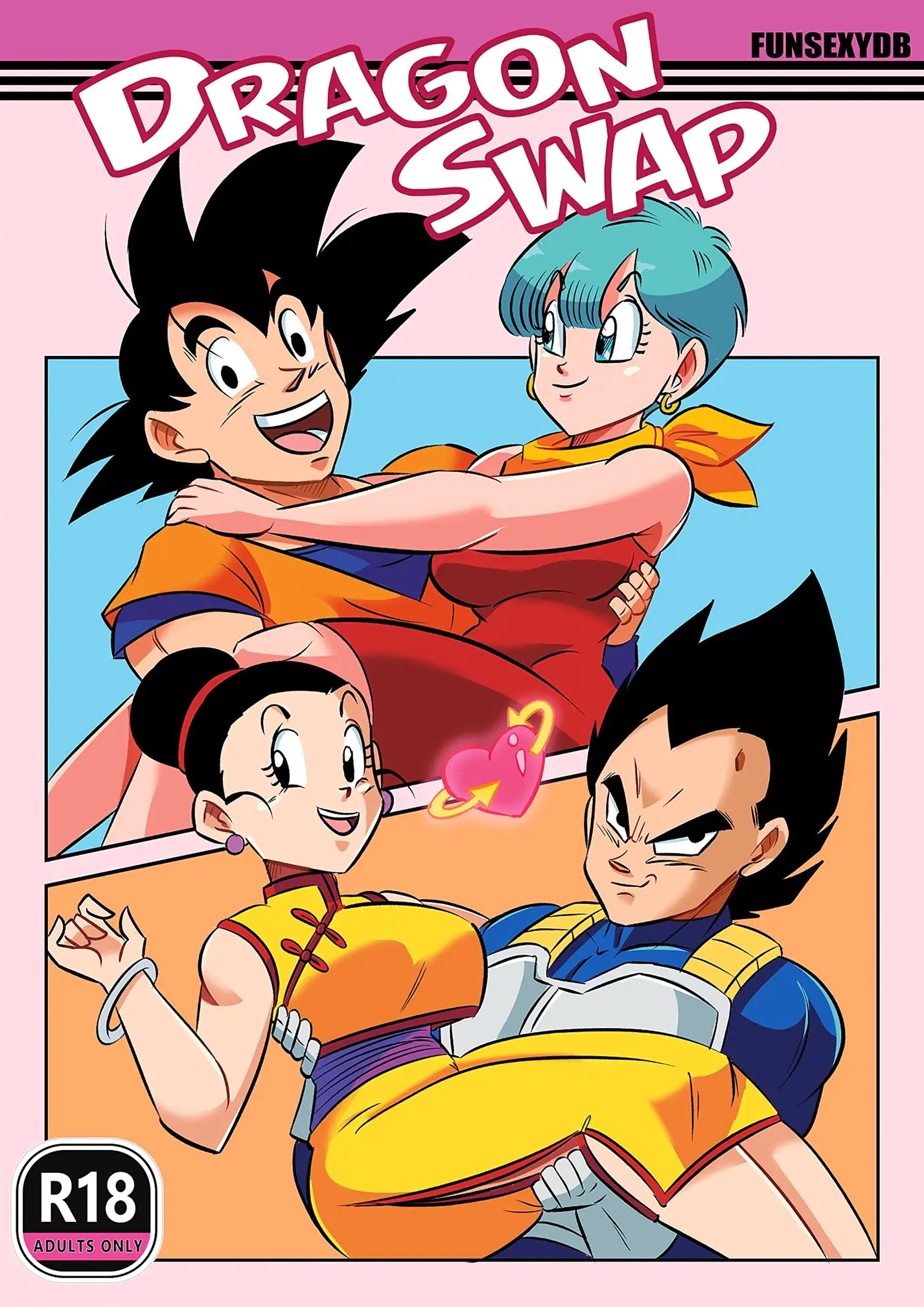 Dragon Ball Hentai: Troca de casais
