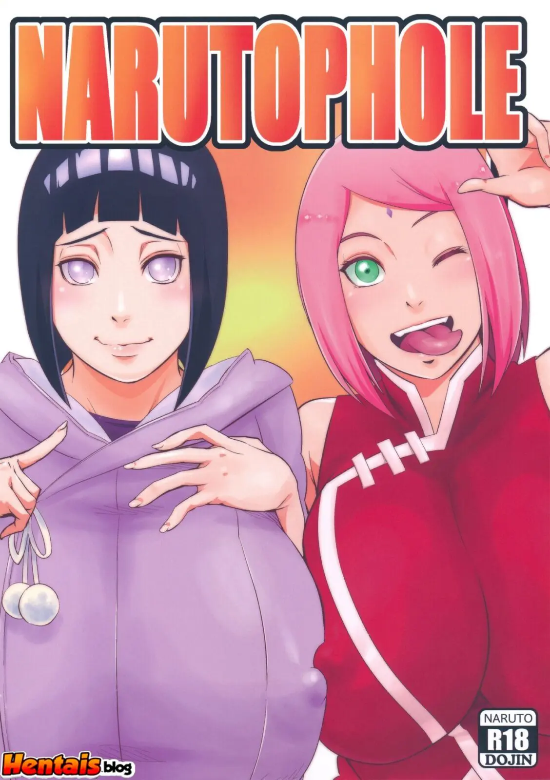 Naruto no Trisal com Sakura e Hinata