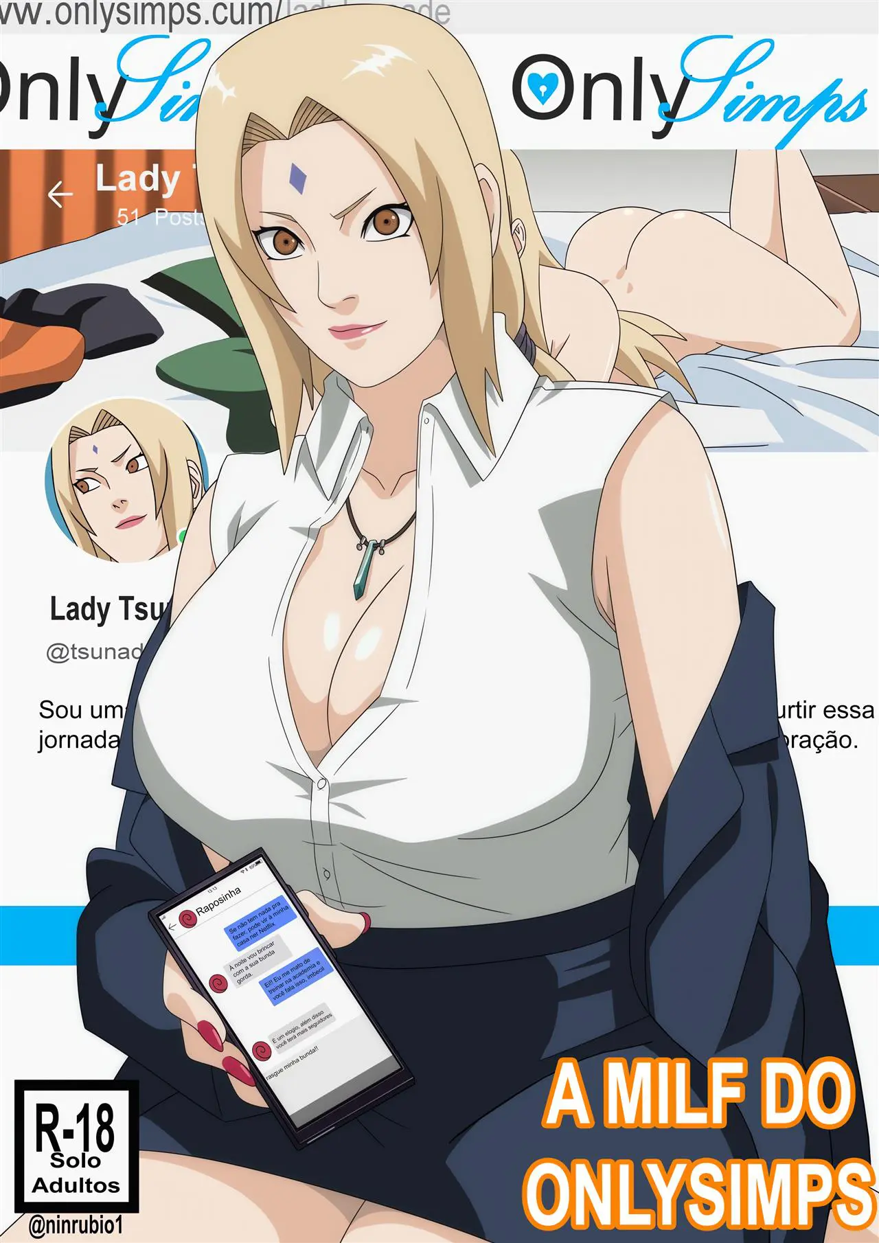 Naruto Mangá Hentai: Milf do Onlyfans