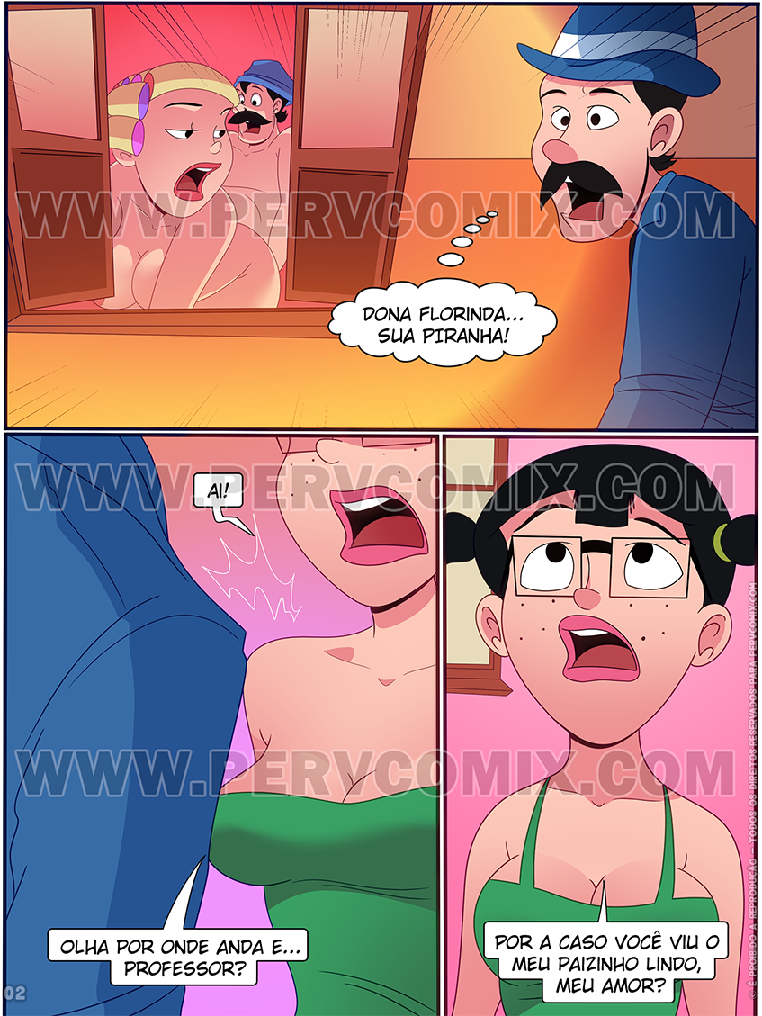 Chaves Hentai: Professor Girafales chifrudo